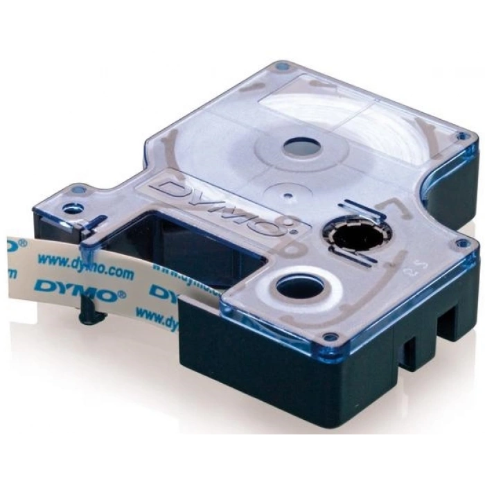 DYMO ŞERİT D1 19MM x 7MT BEYAZ/SİYAH