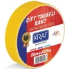 KRAF ÇİFT TARAFLI BANT 25mm x 25m