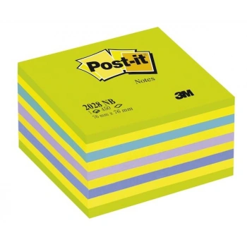 POST-IT YAPIŞKANLI NOT KAĞIDI KÜP 76x76 450 YP GÖKKUŞAĞI YEŞİL