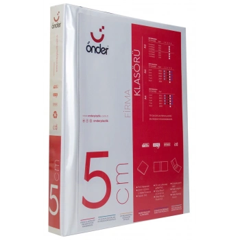 ÖNDER A3 DİKEY FİRMA KLASÖRÜ 5CM 4D MEK BEYAZ