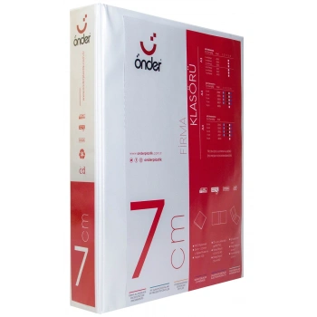 ÖNDER A3 DİKEY FİRMA KLASÖRÜ 7CM 4D MEK BEYAZ