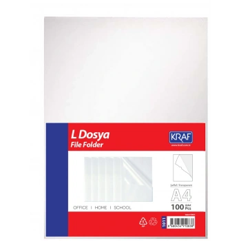KRAF L POŞET DOSYA A4 100 LÜ
