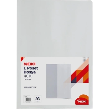 NOKİ L POŞET DOSYA ŞEFFAF 100 LÜ