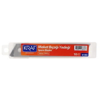 KRAF MAKET BIÇAĞI YEDEĞİ GENİŞ 10 LU