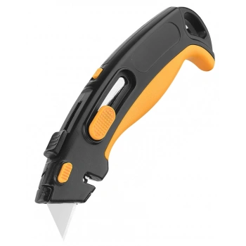 KRAF MAKET BIÇAĞI İŞ GÜVENLİĞİ ALÜMİNYUM 2 FONKSİYONLU+2 YEDEK BIÇAK