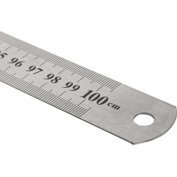 KRAF ÇELİK CETVEL 100 CM INCH ÖLÇÜLÜ