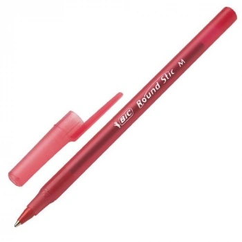 BIC TÜKENMEZ KALEM ROUND STIC KIRMIZI