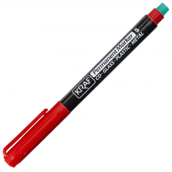 KRAF ASETAT KALEMİ SİLGİLİ (S) KIRMIZI