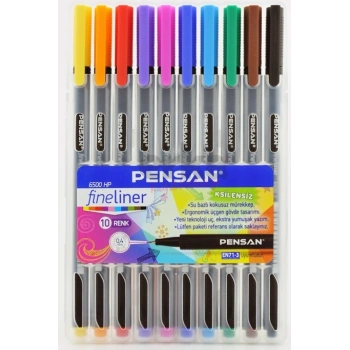PENSAN FINELINER 10 LU PLASTİK KUTU