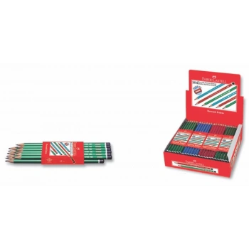 FABER KURŞUN KALEM MERCANLI KÖŞELİ