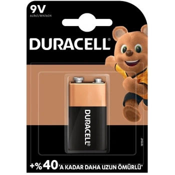 DURACELL PİL 9 VOLT TEKLİ