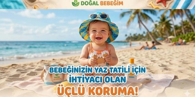 Bebeğinizin Yaz Tatili İçin İhtiyacı Olan Üçlü Koruma