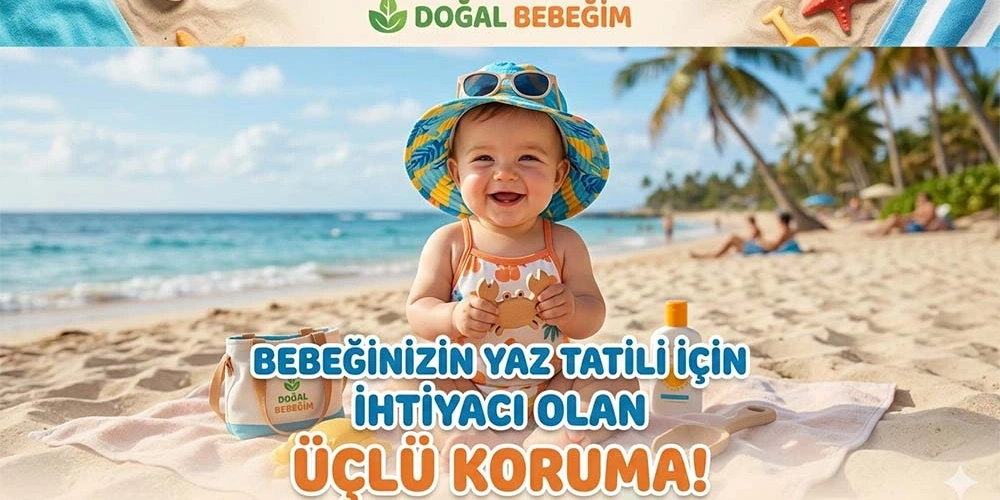 Bebeğinizin Yaz Tatili İçin İhtiyacı Olan Üçlü Koruma