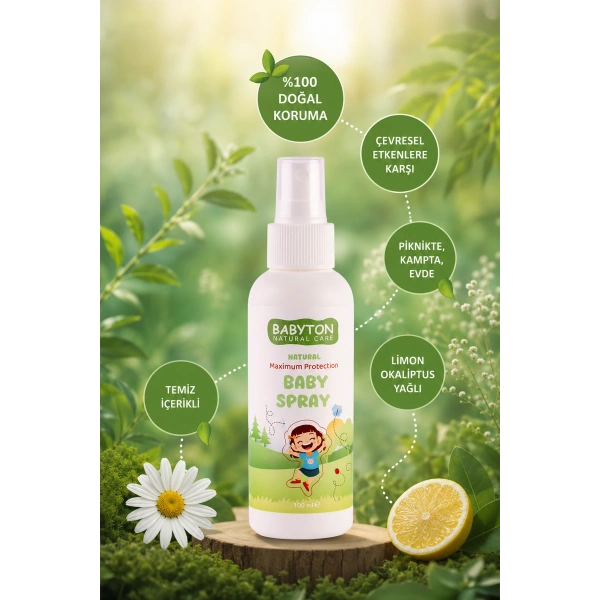 %100 Doğal Koruyucu Vücut Spreyi 100 ml