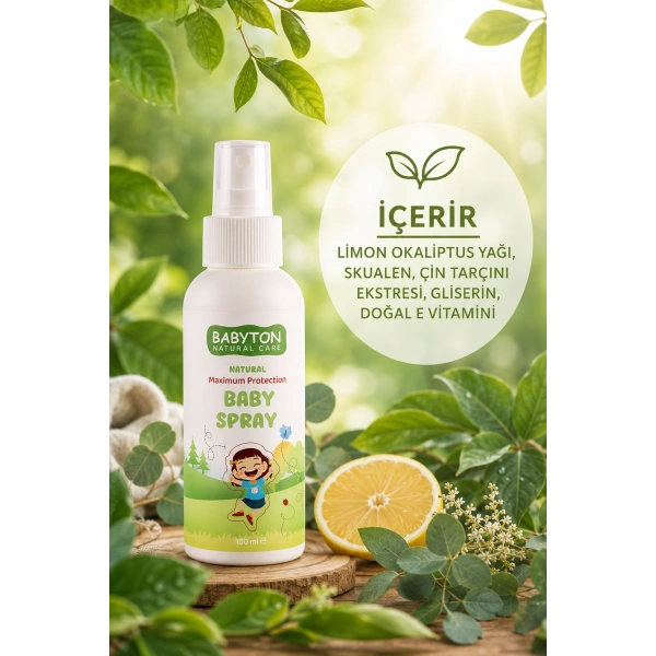 %100 Doğal Koruyucu Vücut Spreyi 100 ml