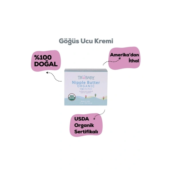 Trukid Nipple Butter Göğüs Ucu Kremi 59,14 Ml