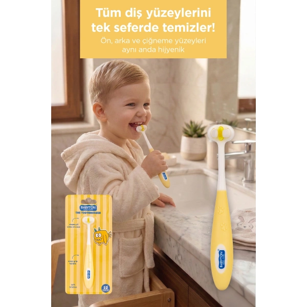 Toothhugger 3 Boyutlu Hassas Çocuk Diş Fırçası Flappy