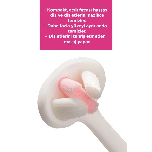 Toothhugger 3 Boyutlu Hassas Çocuk Diş Fırçası Pinky