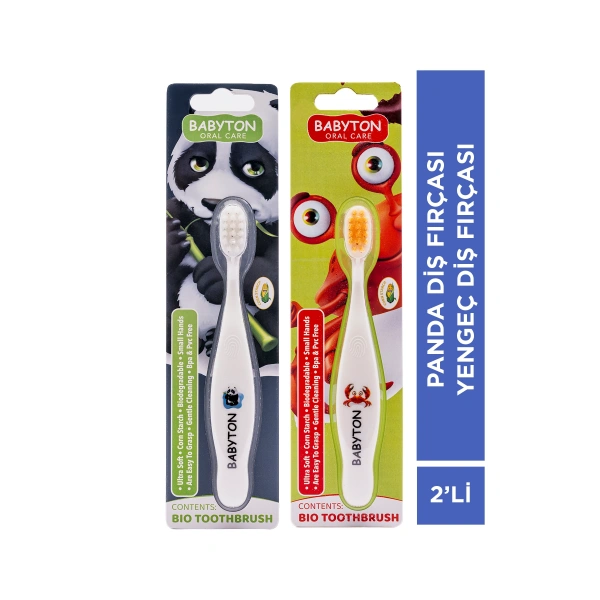 SET 2Lİ Panda - Yengeç Diş Fırçası