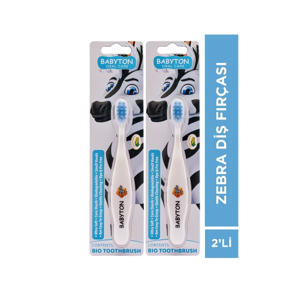SET 2Lİ Diş Fırçası Zebra