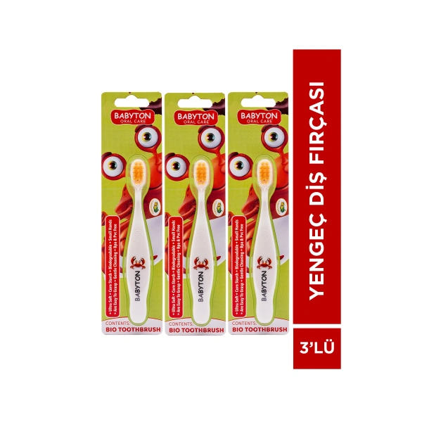 SET 3LÜ Diş Fırçası Yengeç