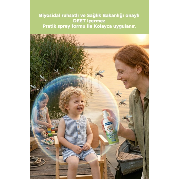 Sivrisinek Kovucu Losyon Sprey 100 ml 2li Set