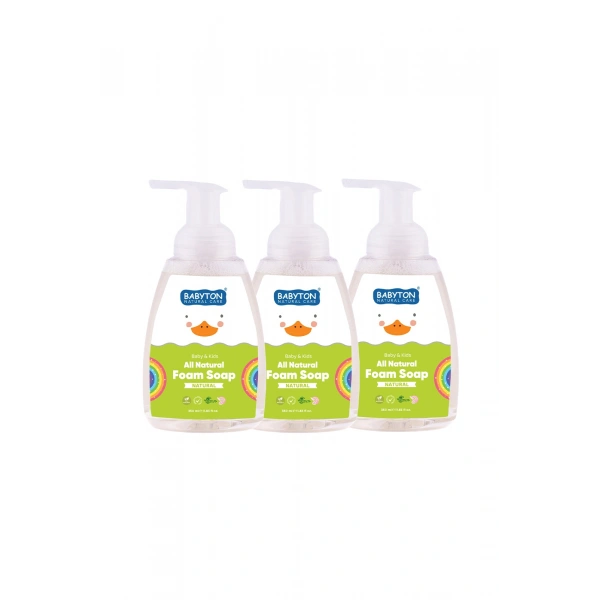 SET 3LÜ Aromasız Köpük Sabun