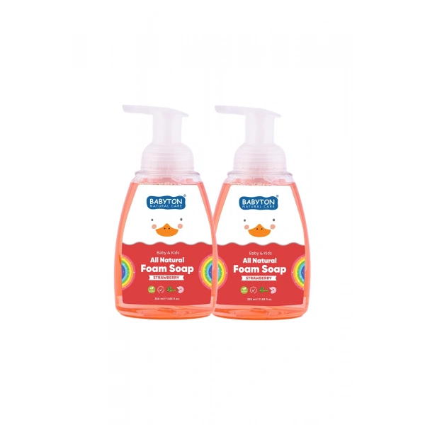 SET Çilek Köpük Sabun 2li Set 350 ml