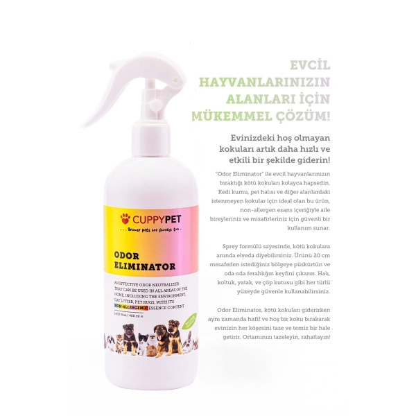 Evcil Hayvanlar İçin Koku Giderici Sprey