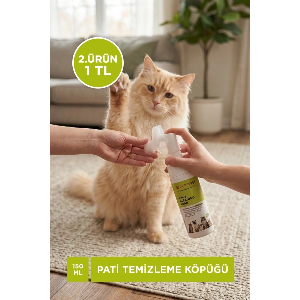 Evcil Hayvanlar İçin Pati Temizleme Köpüğü
