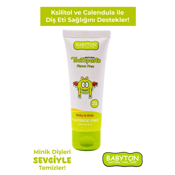 SET Aromasız Diş Macunu Florürsüz-Ekolojik Diş Fırçası Griny