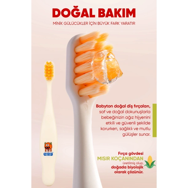 SET Portakal&Mandalina Diş Macunu Florürsüz - Ekolojik Diş Fırçası Lupy