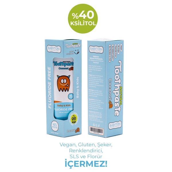 SET Hindistan Cevizi Diş Macunu Florürsüz-Ekolojik Diş Fırçası Coco