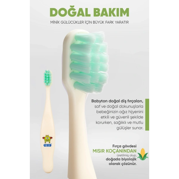 SET Çilek 6 Yaş Diş Macunu 75 ml -Ekolojik Diş Fırçası Griny 2li