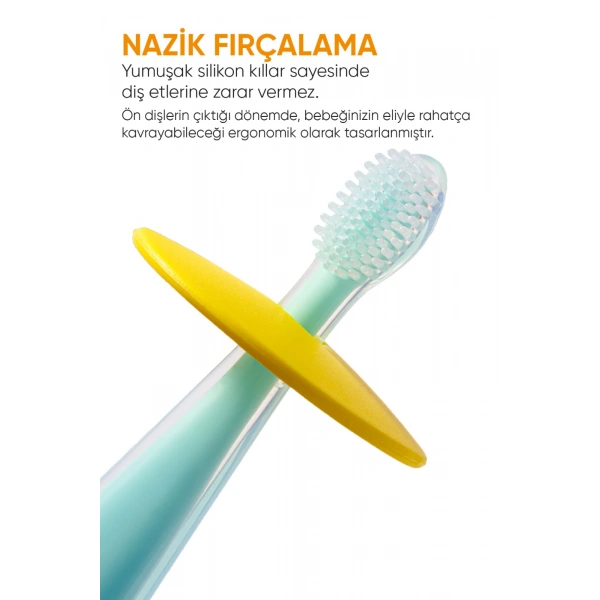 SET Aromasız Diş Macunu - Silikon Diş Fırçası