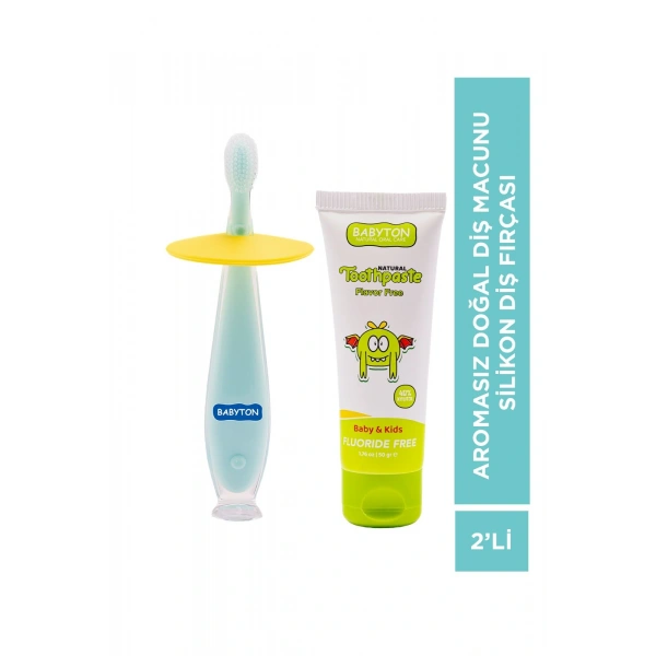 SET Aromasız Diş Macunu - Silikon Diş Fırçası