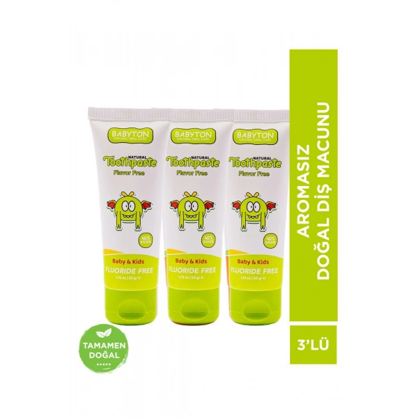 SET Aromasız Diş Macun 3lü Set 50 gr