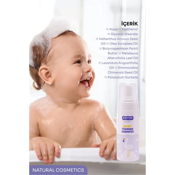 Baby Shower Set(Köpük şampuan-pişik-diş jeli)