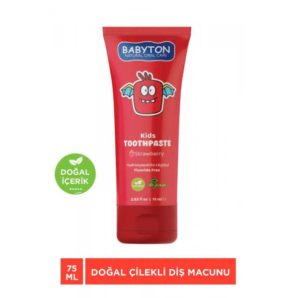Çilek Diş Macunu Florürsüz- Hydro