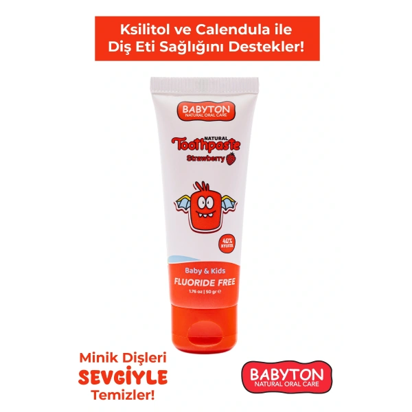 SET Çilek Diş Macunu - Silikon Diş Fırçası