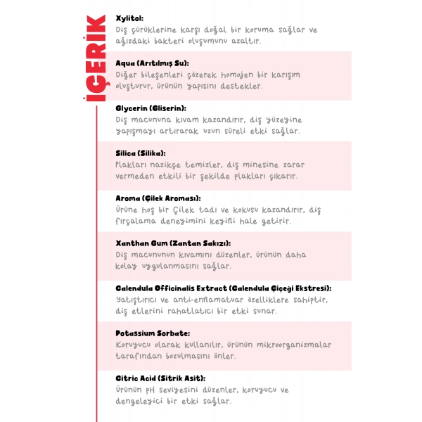 SET Çilek Diş Macun 2li Set 50 gr