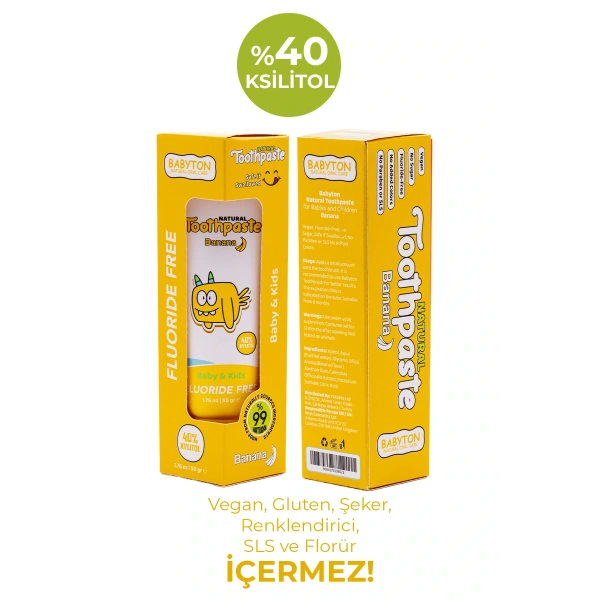 SET Muz Diş Macun 2li Set 50 gr