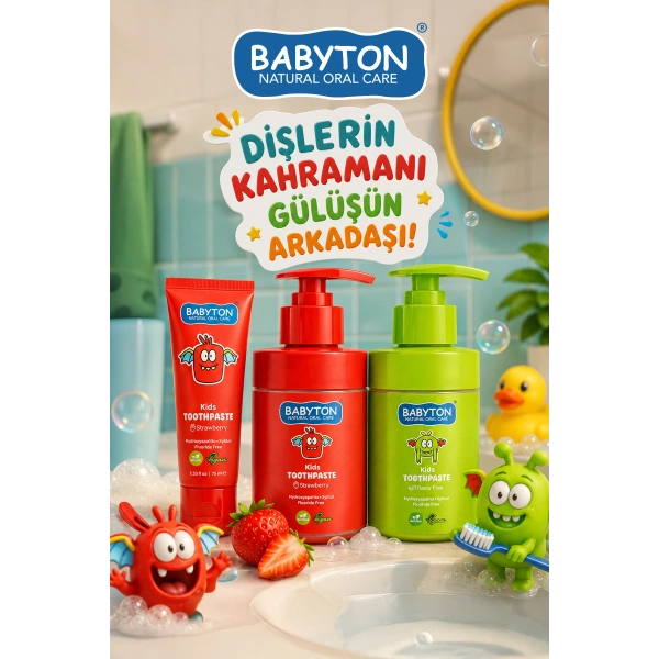 Doğal Aromasız Hydroxyapatite+Xylitol Florürsüz Diş Macunu Pompalı 200 ml