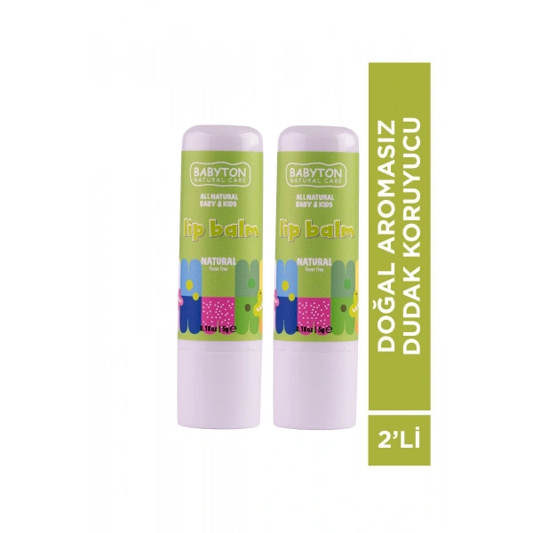 SET Dudak Koruyucu Aromasız 2li