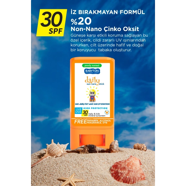 Daily Güneş Stick 30 SPF 20 gr