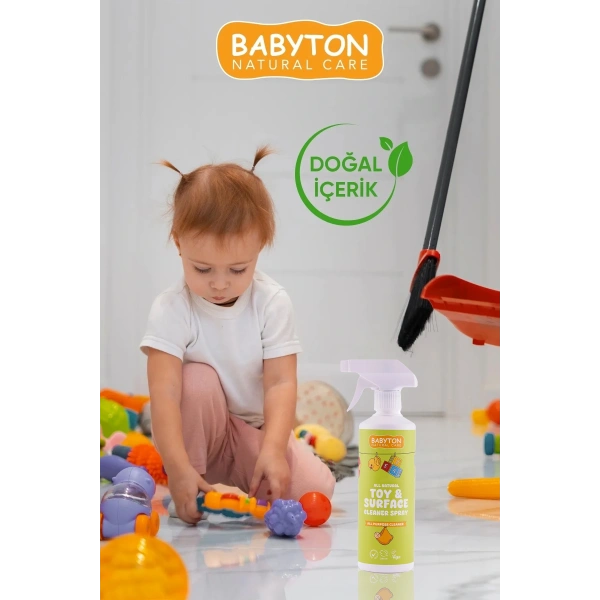 SET Oyuncak ve Mama Sandalyesi Temizleyici 3lü Set 500 ml