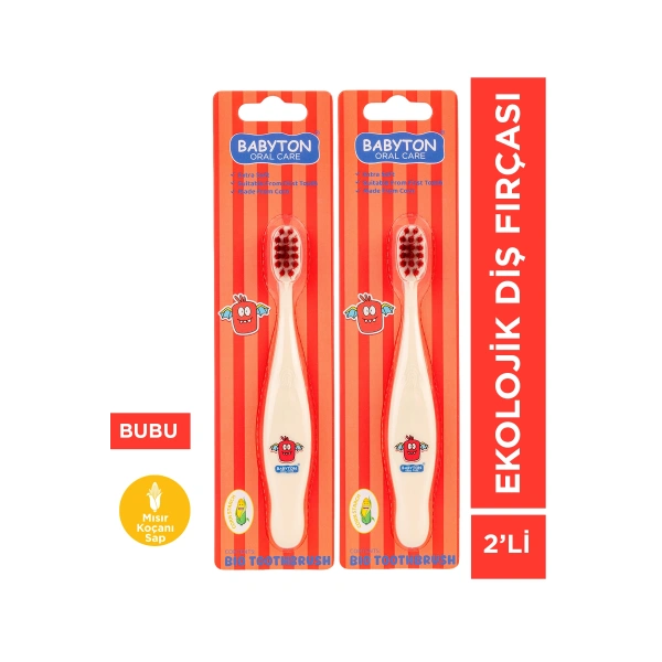 Ekolojik Diş Fırçası 2li Set Bubu