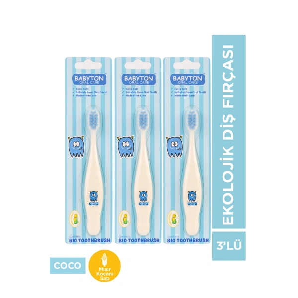 Ekolojik Diş Fırçası 3lü Set Coco