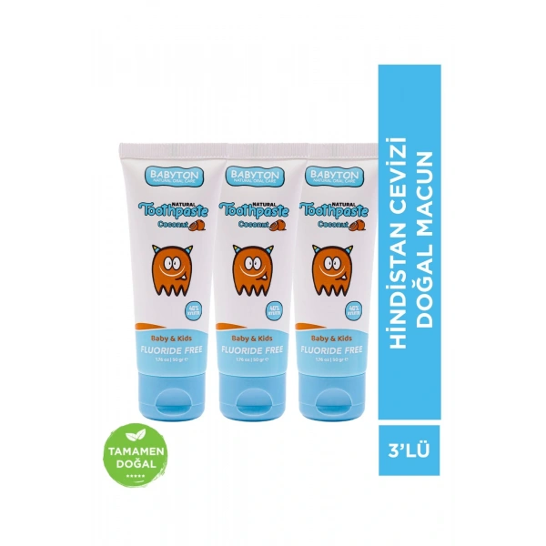 SET Hindistan Cevizi Diş Macun 3lü Set 50 gr