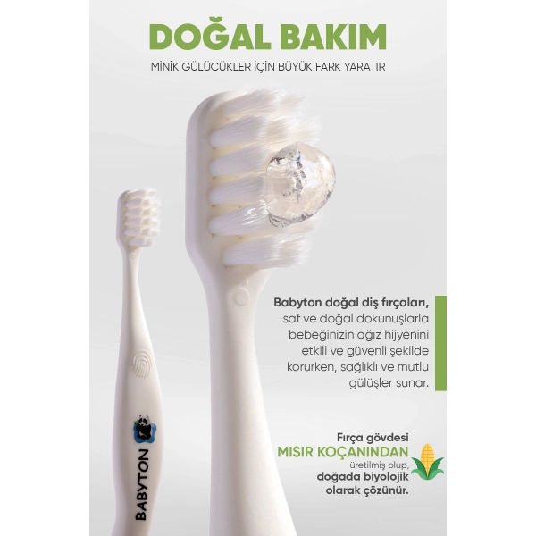 SET Hindistan Cevizi Diş Macun ve Panda Diş Fırça